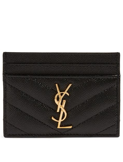 ysl card holder chain|YSL card holders for women.